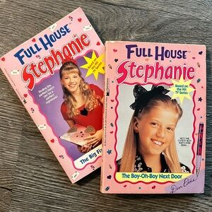 VINTAGE Full House Stephanie Books Lot of 2, 1990’s a Minstrel Book